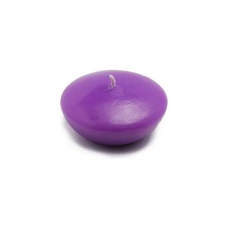 ZEST CANDLE Zest Candle CFZ-062 3 in. Purple Floating Candles -12pc-Box CFZ-062